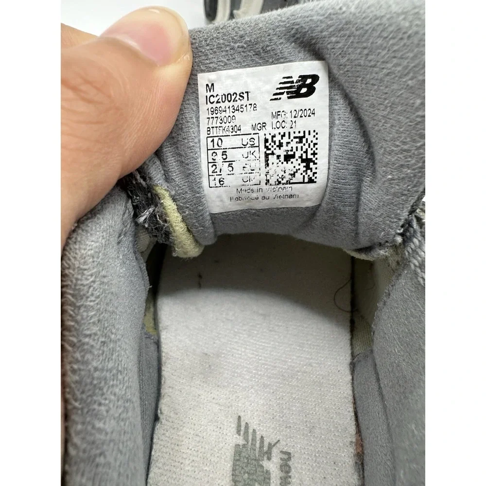 New Balance 2002R Grey And White Baby 10